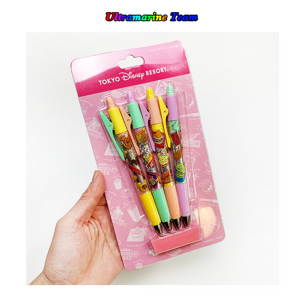 日本东京迪士尼 园区内餐厅限定文具 三眼仔米奇 自动铅笔