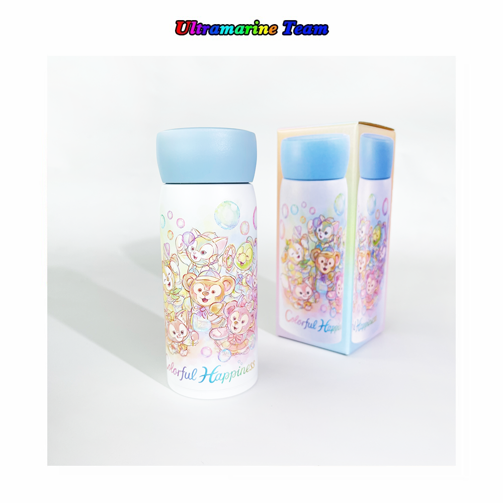 东京海洋迪士尼7小只20周年纪念周边吹泡泡Duffy保温水杯 杯340ml