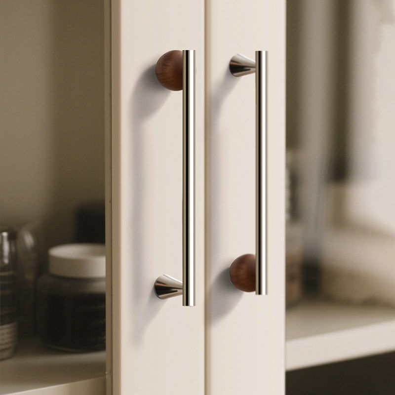 法式轻奢实木拉手锌合金中古风橱柜衣柜鞋柜家具银色新中式小拉手,基础建材,小拉手,淘宝优惠券,粉丝福利购,淘宝优惠卷