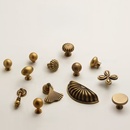 古铜色轻奢柜子把手 柜家具美式 法式 复古合金拉手衣柜门橱柜抽屉鞋