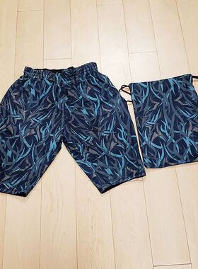 经典老款陈冠希 CLOT 男子蓝荆棘网面休闲短裤