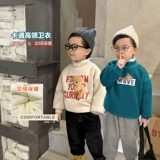 Флисовая толстовка для мальчиков, осенний демисезонный детский пуховик, детская одежда, в западном стиле, увеличенная толщина