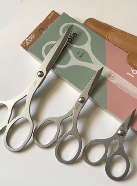 日本CLOVER可乐进口手工工具 一体小剪刀十字绣拼布防锈剪刀