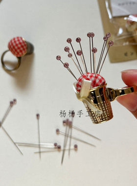 现货日本进口金龟LITTLE HOUSE 可调节 戒指针插 金色/古铜色