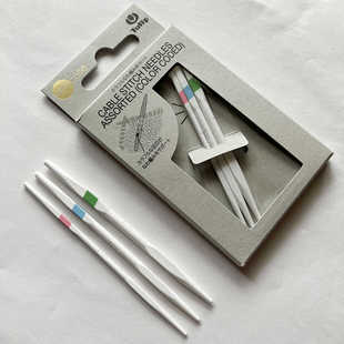 3根 日本进口广岛TULIP 麻花针 编织用扭花 套 郁金香