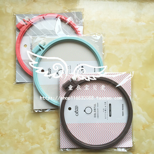 彩色绣棚15cm 264 265 绣绷 日本进口可乐工具 266 刺绣用卡