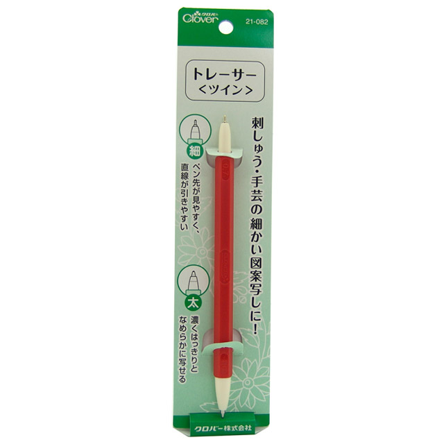 （21-082）Clover日本可乐牌工具 双头铁笔 拓图笔 居家布艺 笔 原图主图