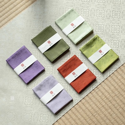 知舍 静好原创茶巾 瞬吸水六色可选 精棉材质 清新文雅织茶道茶配