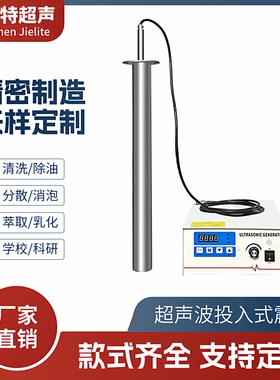 超声波震棒 投入式清洗振动棒 分散消泡除油工业实验室溶解发生器