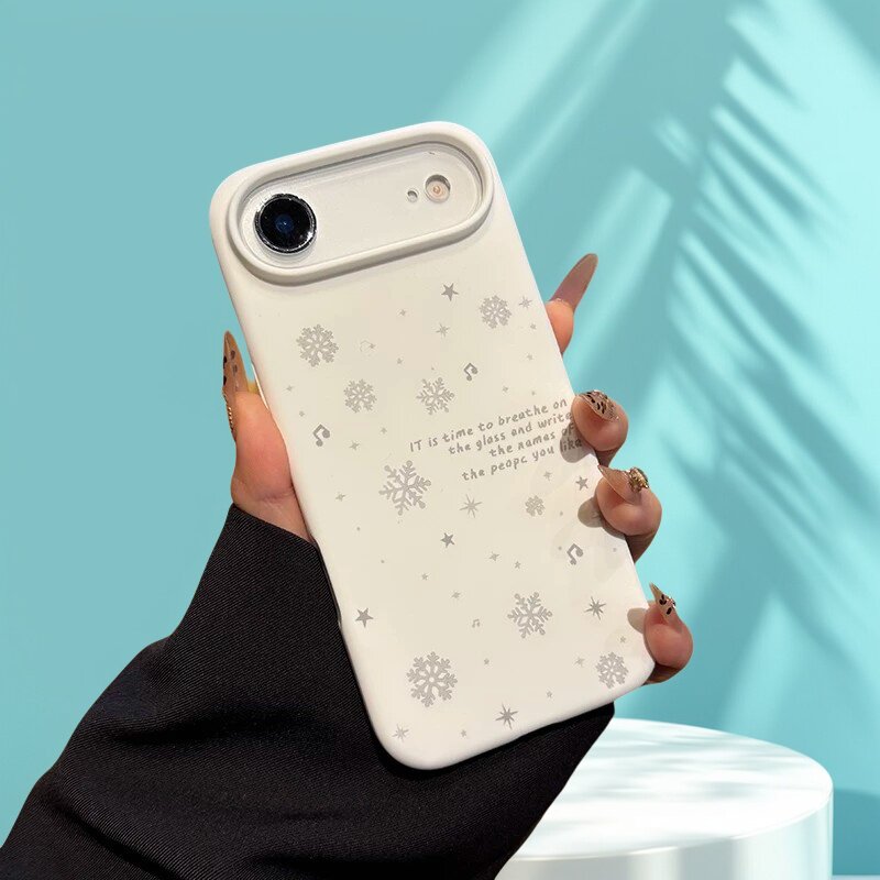 简约雪花星星大孔相机键包手机壳