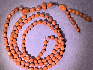 精品红血脉项链对孔尺寸0.8