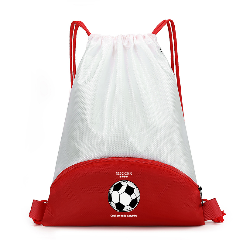 新款拼色球类运动抽绳束口袋定制