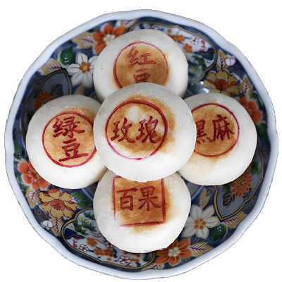 中秋采芝斋苏式酥皮月饼单个