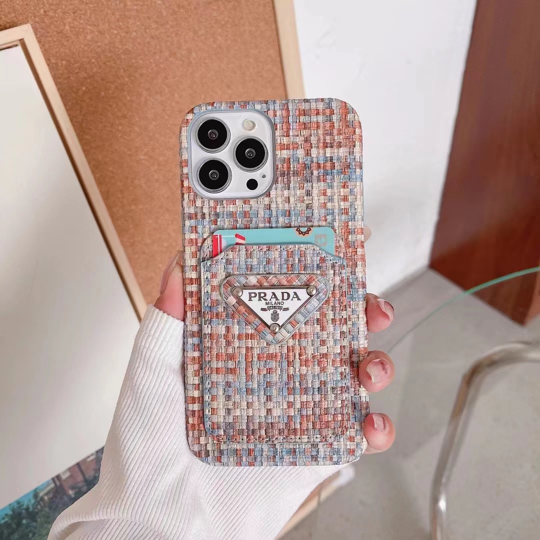 大牌适用苹果14proMax华为mate50pro编织插卡三星s22ultra手机壳属于什么档次？