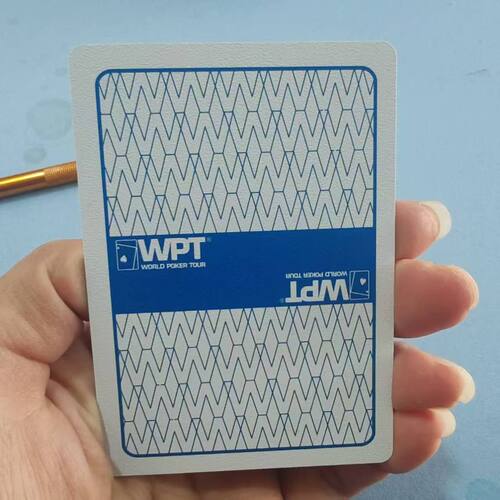 原厂WPT手工断线塑料牌街头魔术专用扑克牌背面识牌支持定制