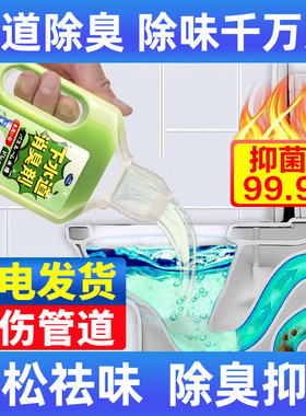 下水道除臭去异味厕所除臭神器厨房卫生间地漏管道疏通反味消臭剂