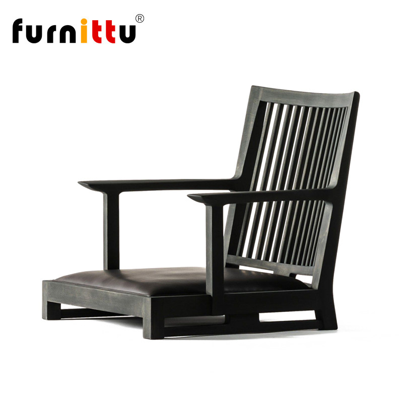 furnittu创意设计师家具艺术LIKUJAPANESECHAIR/李库日式无腿椅子