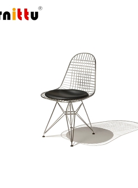 furnittu经典设计师家具 eames wire chair伊姆斯钢丝椅 金属餐椅