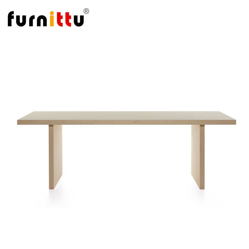 furnittu北欧经典实木BENCH餐桌