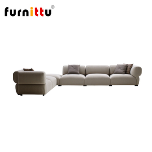 furnittu设计师家具北欧艺术模块化结构 Butterfly 直列转角沙发