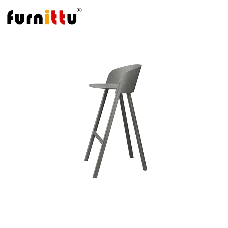 furnittu酒吧高脚吧椅实木设计