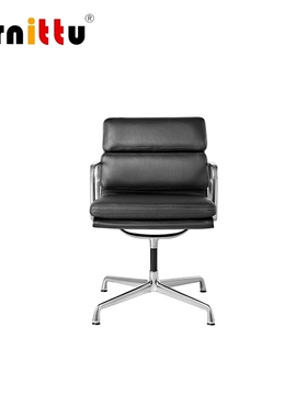furnittu办公 设计师家具 eames side chair伊姆斯软包会议洽谈椅