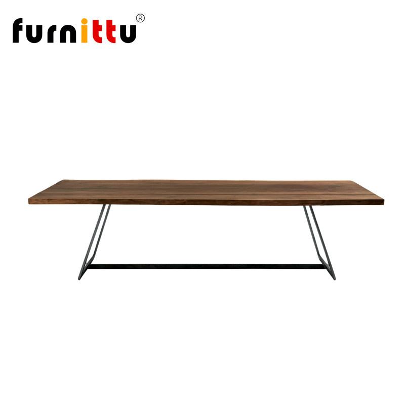 furnittu创意设计师家具北欧实木CALLE CULT NATURAL SIDES餐桌