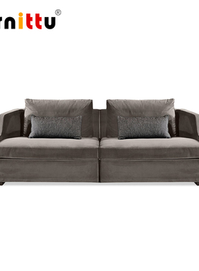 furnittu设计师家具北欧意式休闲接待洽谈first Modulare多人沙发