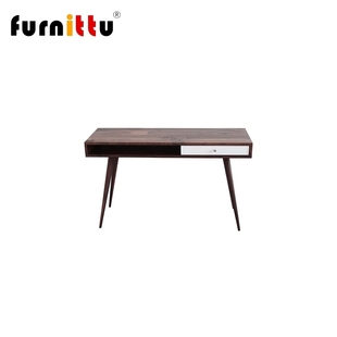 laptop furnittu北欧实木 walnut desk 设计师家具 笔记本电脑桌