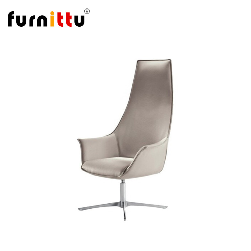 furnittu创意办公家具 kimera chair 全真皮四星脚大班椅