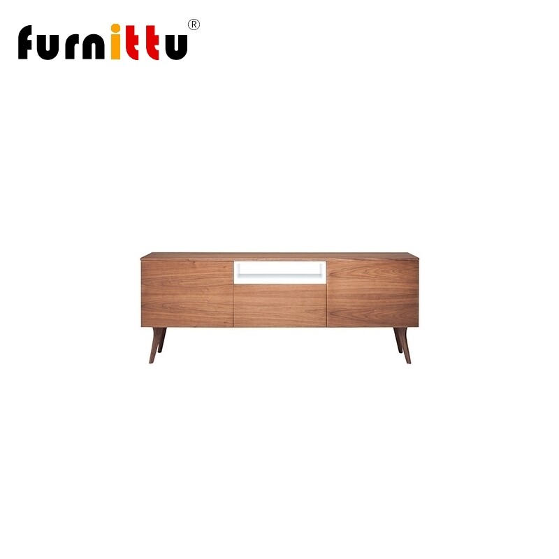 furnittu实木客厅地柜设计师家具