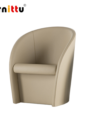 furnittu创意设计师家具北欧极简 ntervista Armchair 沙发扶手椅