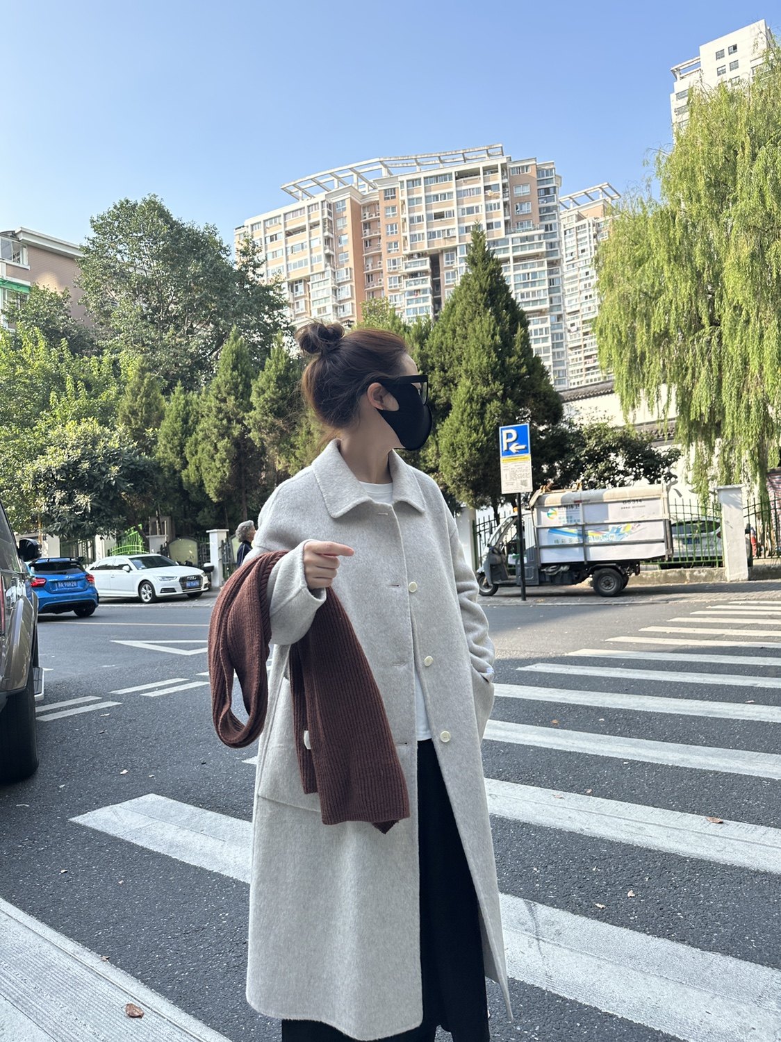 双面呢流行呢大衣气质宽松韩版加厚时尚中长款过膝秋冬季大衣外套,女装/女士精品,毛呢外套,淘宝优惠券,粉丝福利购,淘宝优惠卷