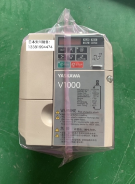 安川变频器V1000 CIMR-VB4A0004BBA/BAA 0.75KW/1.5KW 全新原装