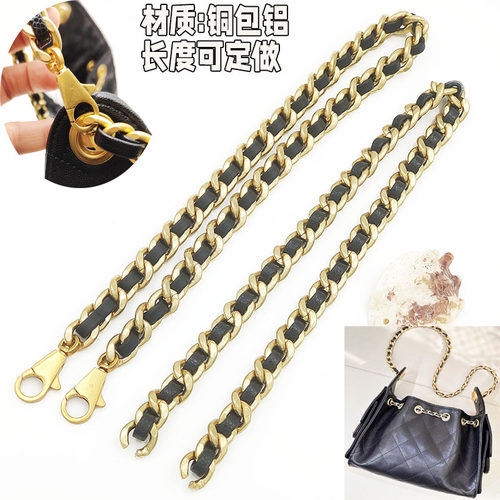 小香风25bagmini穿皮斜挎包带
