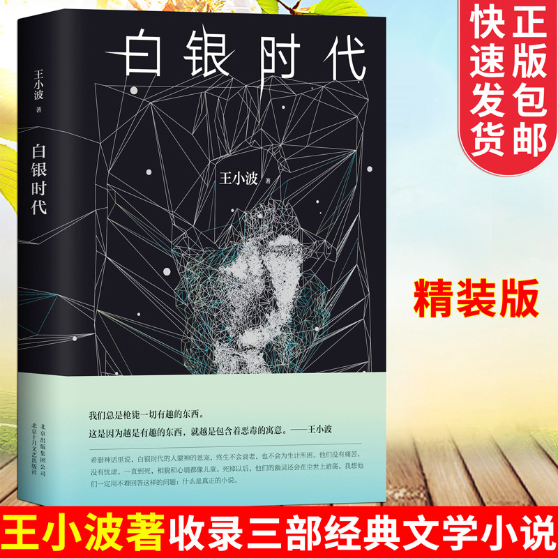 白银时代 王小波著 精装版 中篇小说集 黄金时代 黑铁时代 王小波文集