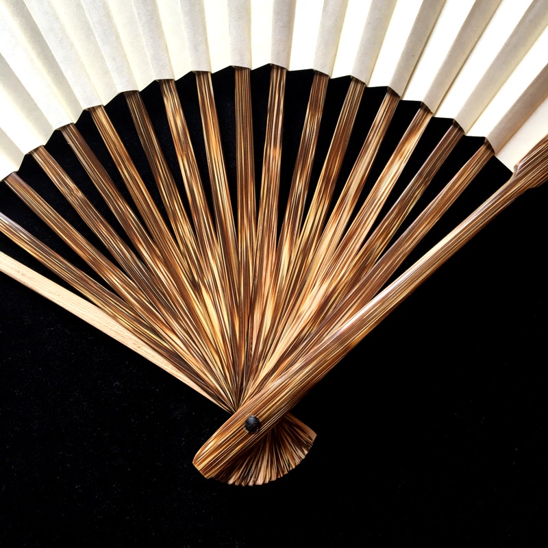 全棕竹扇骨9寸9518手工竹扇子