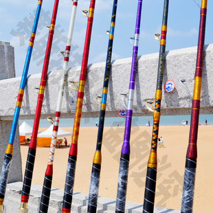 深海船杆富士导环船钓放流竿电绞金枪鱼杆鳕鱼手工船竿南油竿渔具