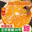 包邮 柑橘手剥橙子 8.5斤新鲜应季 现摘四川眉山爱媛38号果冻橙5斤