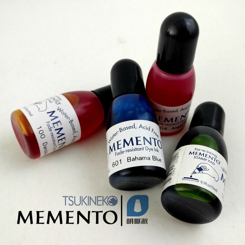 【rm】日本月猫memento 印台补充液 水性染料系