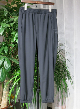 红一号爆冰收口裤2024新款春夏透气薄款凉感速干国潮休闲裤H66086