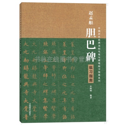 赵孟頫胆巴碑赵孟俯楷书帝师胆巴碑 中国历代经典法帖毛笔与硬笔临习指南小楷字帖临摹练习笔法详解技法临摹书籍 河南美术出版社