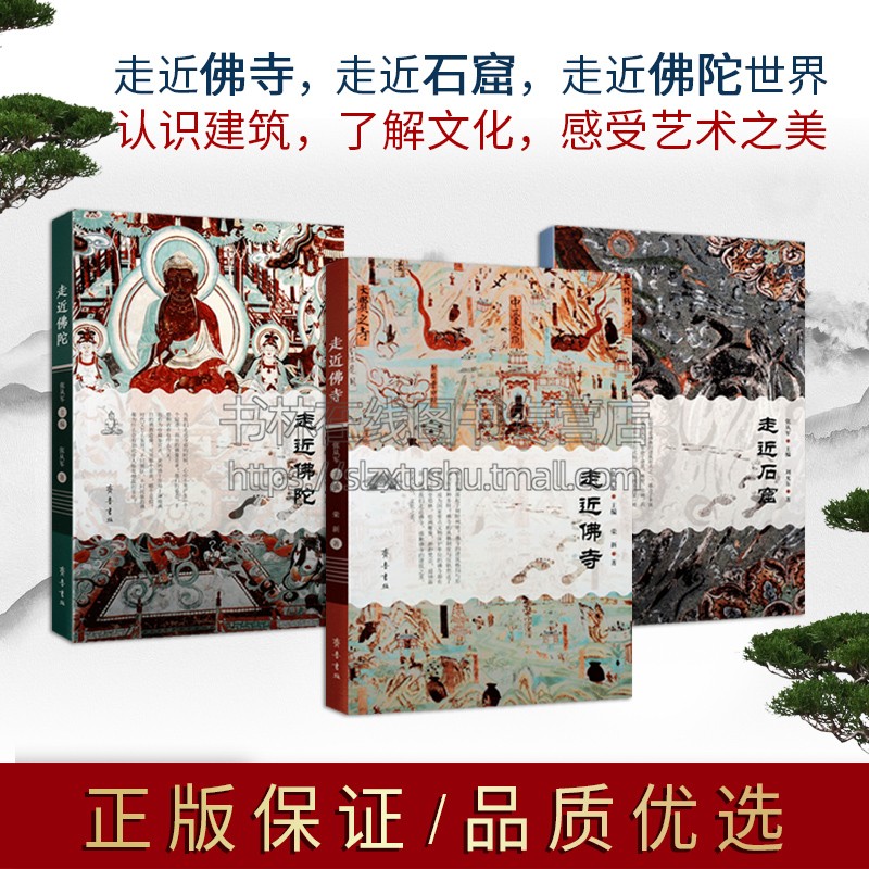 走近佛陀佛寺石窟 走近石窟 走近佛陀 走近佛寺 套装3册佛教艺术文化宗教理论佛教宗教知识文集中国通俗经典著作 畅销正版齐鲁书社