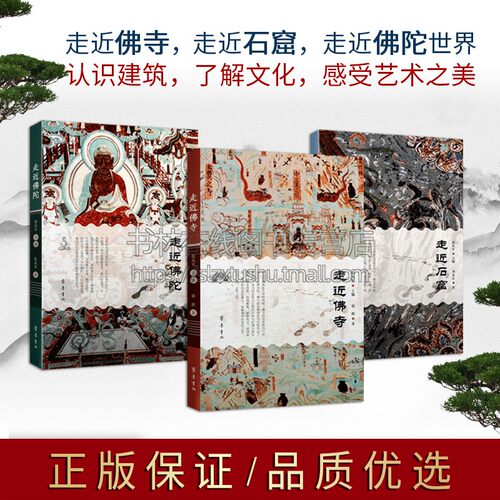 走近佛陀佛寺石窟 走近石窟 走近佛陀 走近佛寺 套装3册佛教艺术文化宗教理论佛教宗教知识文集中国通俗经典著作 畅销正版齐鲁书社
