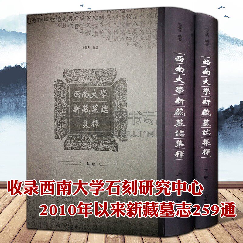 西南大学新藏墓志名集 精装 毛远明著 汉魏晋六朝古代墓志碑刻文字研究古籍整理考古文献文史研究书籍 凤凰出版社