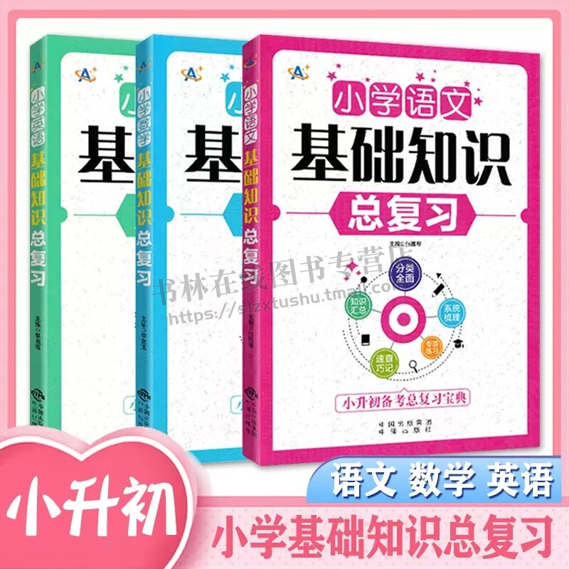 2022版小升初备考总复习宝典(共3册)小学数语英基础知识总复习资料 小升初数语英课程基础知识总复习 小学教辅资料 中译出版