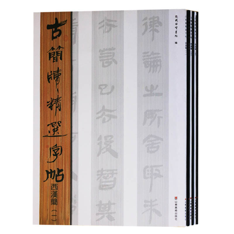 古简牍精选字帖 西汉简全套6册 中国书法全集毛笔字帖成人练字竹简木牍简牍书法精编字帖名迹选鉴赏研究临摹书籍 山东美术出版社