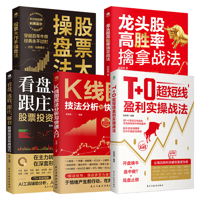 正版龙头股高胜率擒拿T+0超短线K线图技法分析与快速入门看盘选股跟庄解套股票投资股票大作手操盘法实战案例解析股票书籍TC