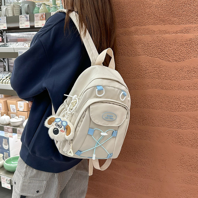 潮牌日系野餐登山旅游背包迷你双肩包高中学生休闲可爱少女小书包