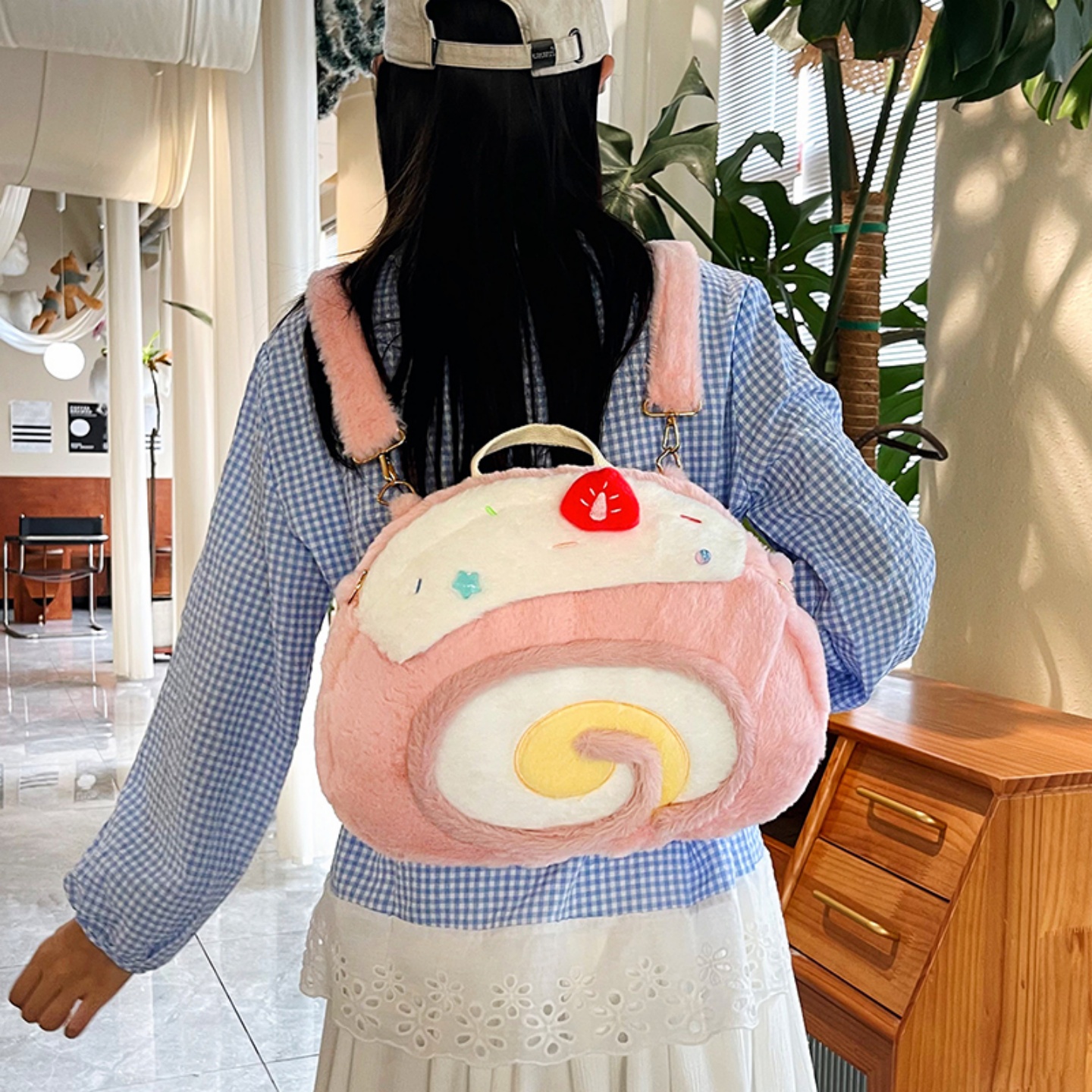2025新款可爱少女双肩背包